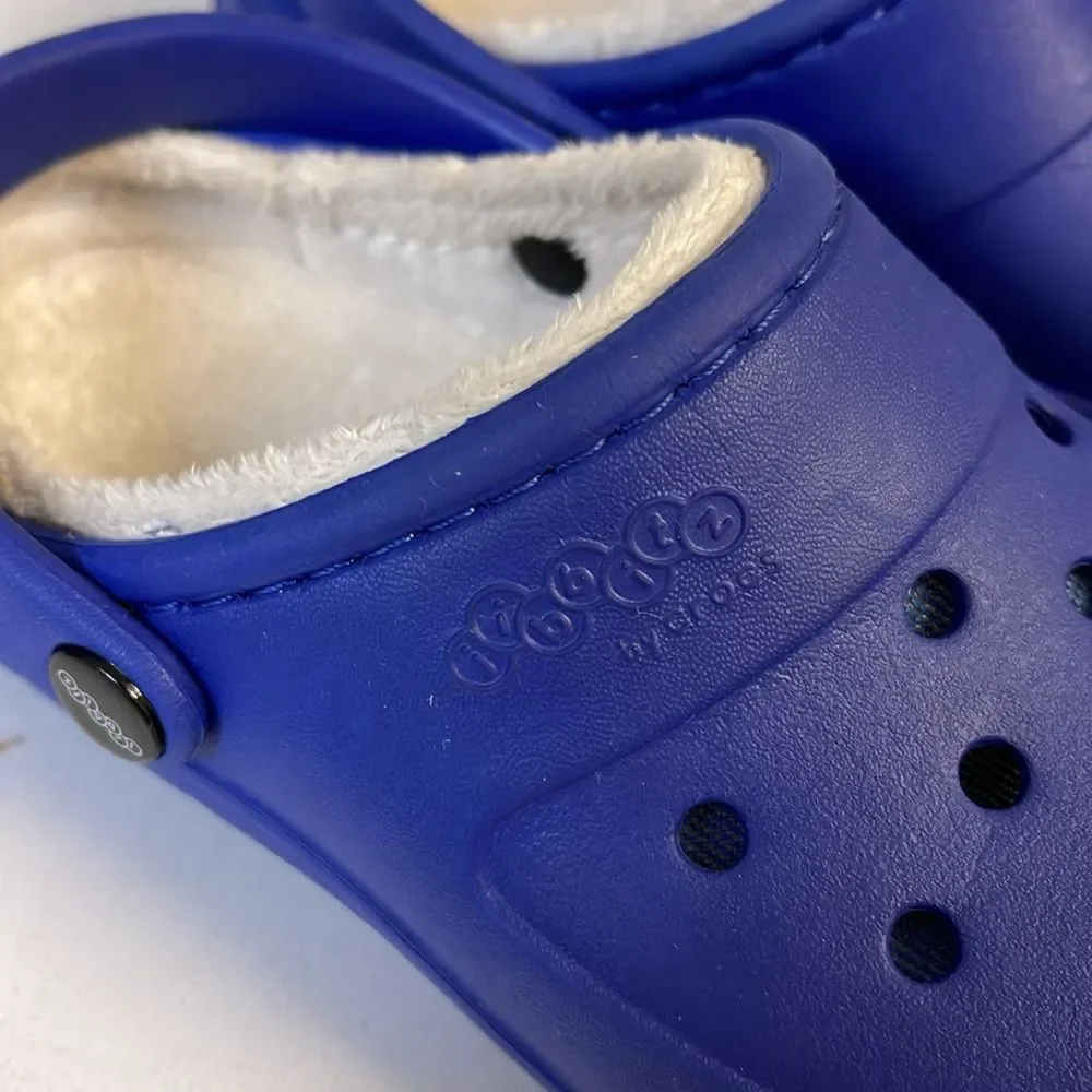 Jibbitz By Crocs Fleece Lined Crocs Royal Blue Size 13 Kids